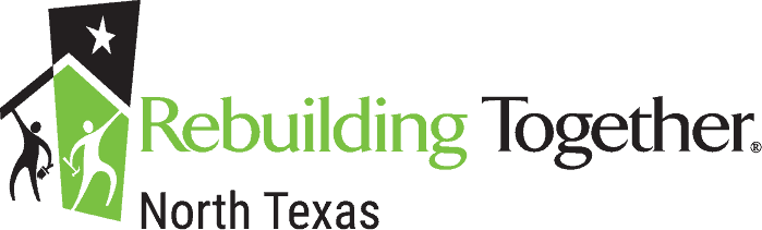 Rebuilding Together North Texas green and black logo