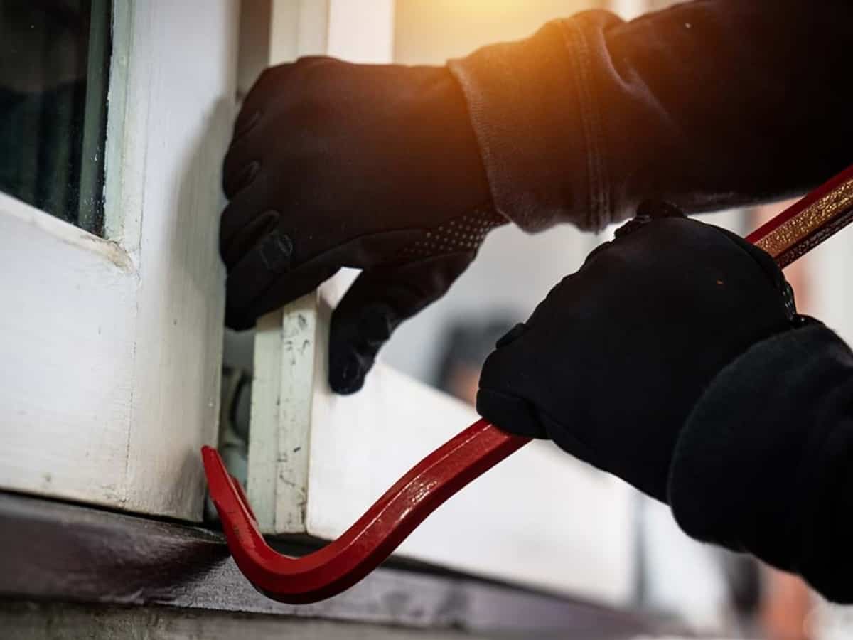 forced entry into a home during a break in