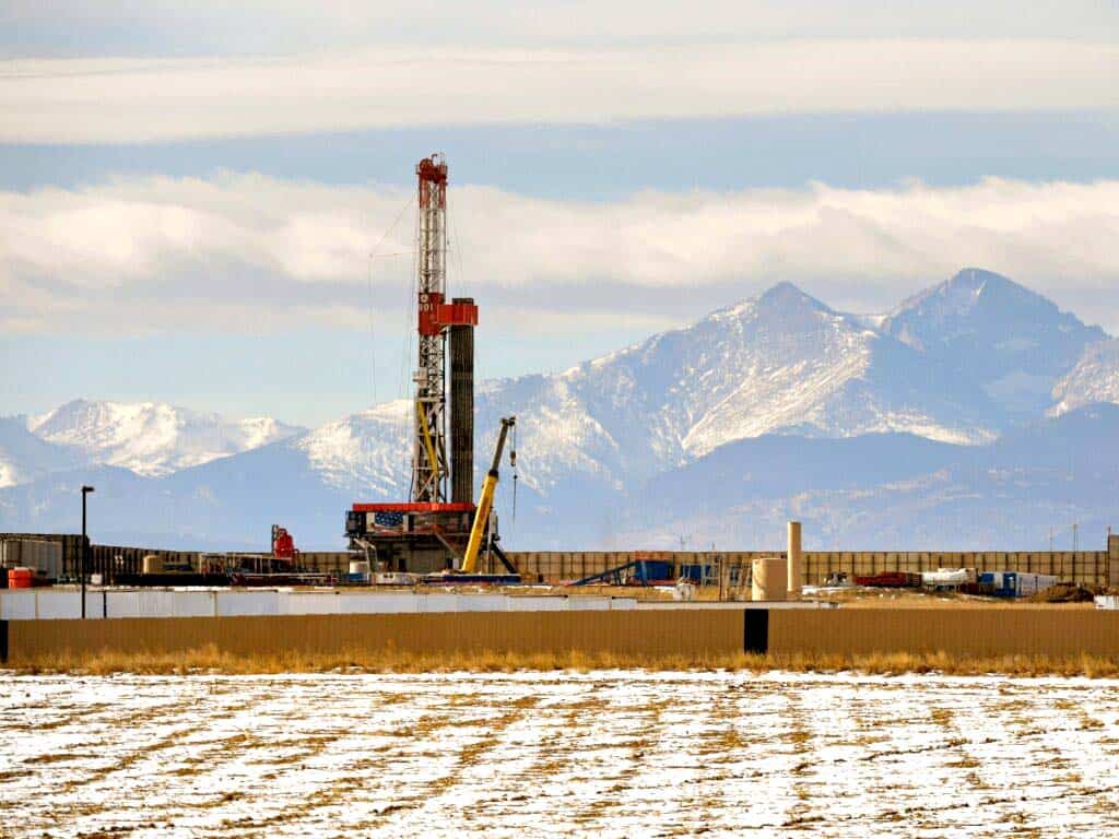 a large fracking operation done in colorado to access the oil and natural gas