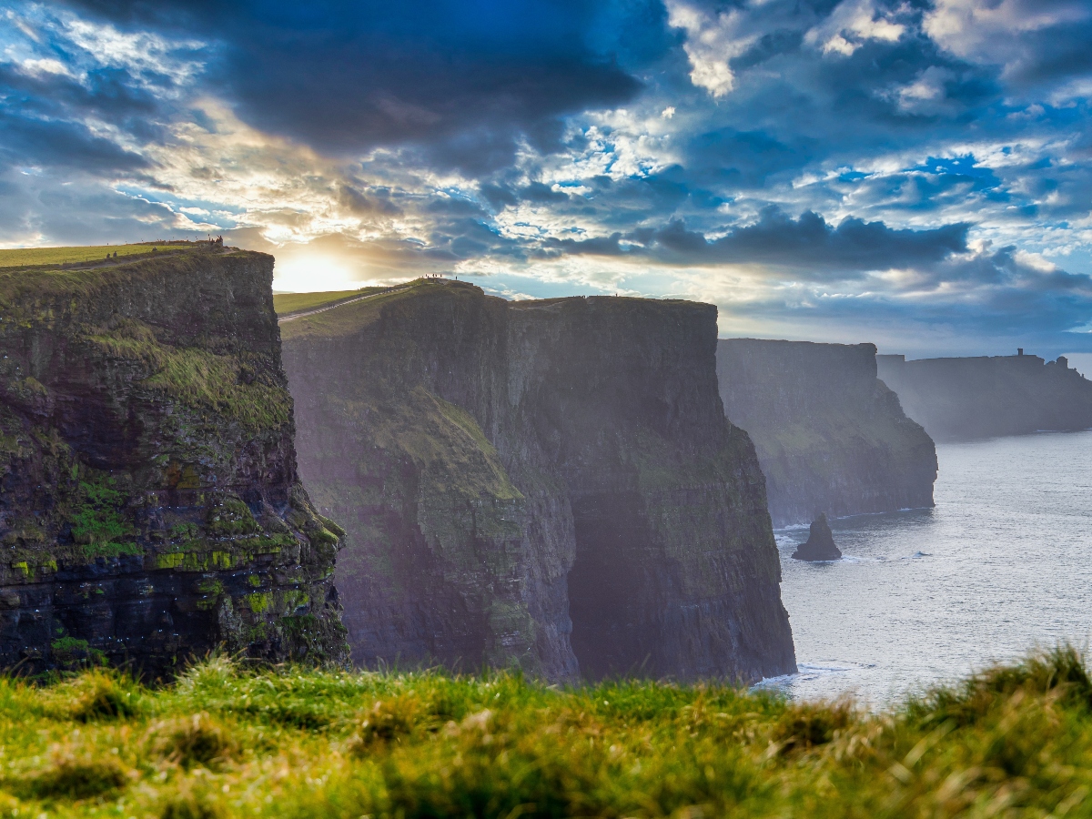 cliffs of moher in ireland as part of a group of great places to travel alone