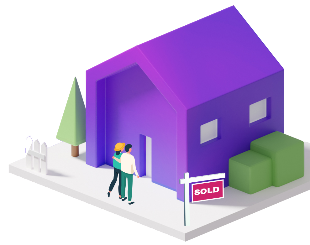 couple buying home