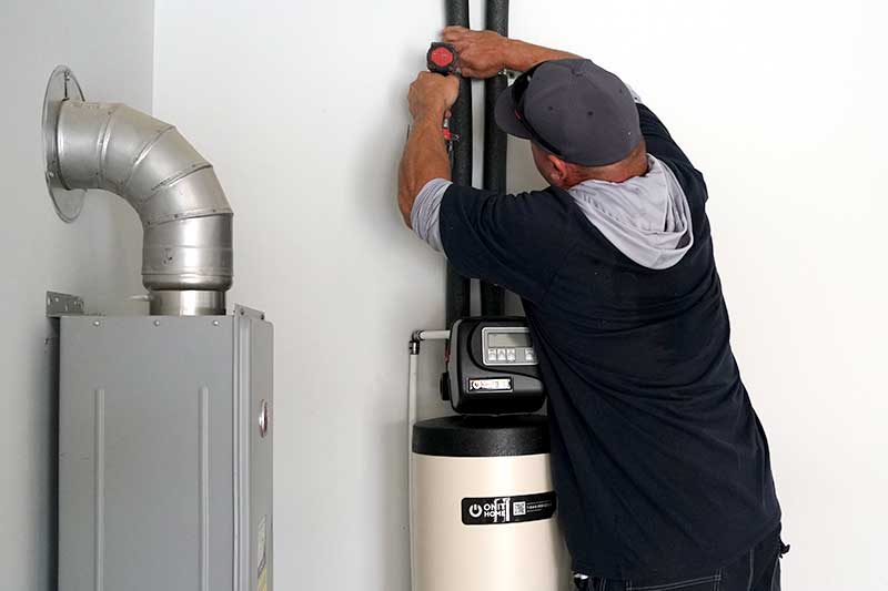 installing water filtration tank